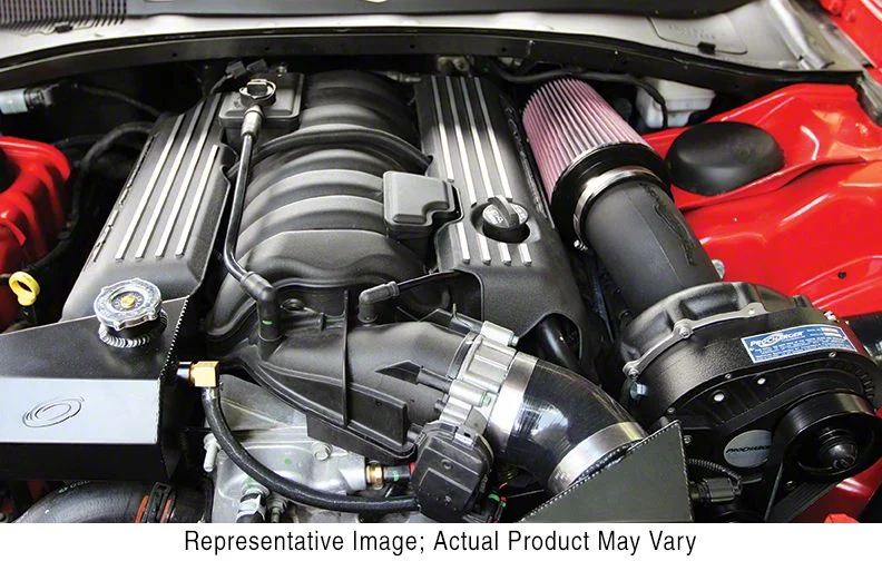 Procharger High Output Intercooled Supercharger Complete Kit with P-1SC-1; Polished Finish (15-23 6.4L HEMI Charger)