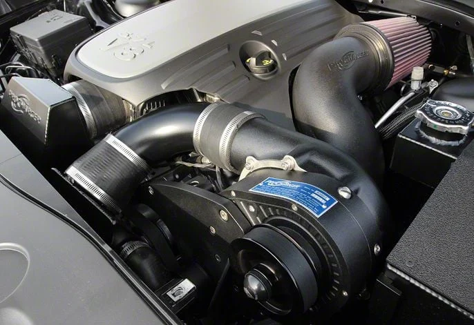 Procharger High Output Intercooled Supercharger Tuner Kit with P-1SC-1; Black Finish (11-14 5.7L HEMI Charger)