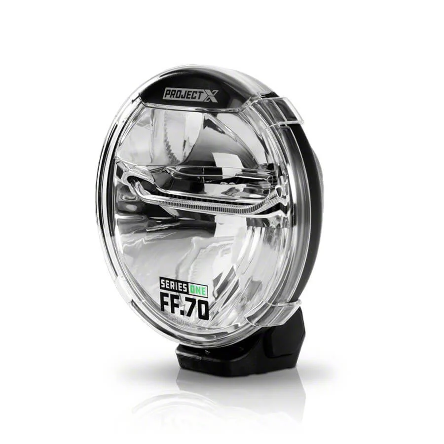 PROJECT X 7-Inch Series One FF.70 LED Auxiliary Light; Spot Beam (Universal; Some Adaptation May Be Required)