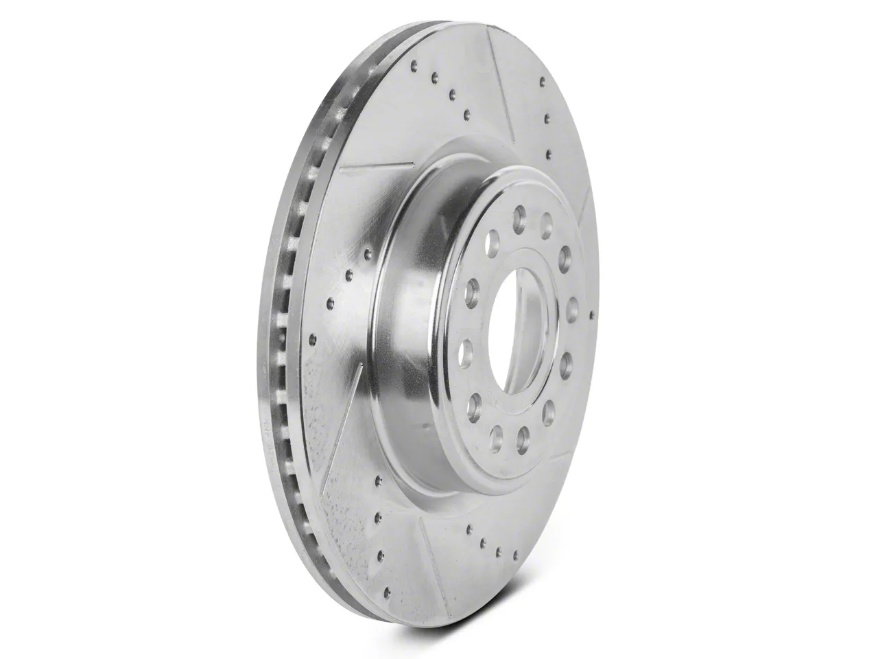 C&L Super Sport HD Cross-Drilled and Slotted 6-Lug Rotors; Front Pair (19-26 RAM 1500, Excluding RHO & TRX)