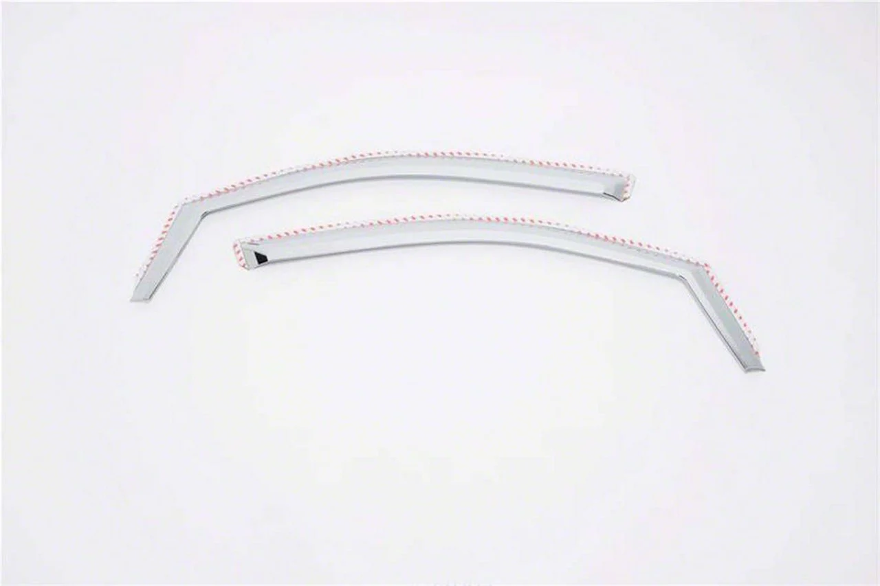 Putco Element Chrome Window Visors; Front (15-20 Yukon)