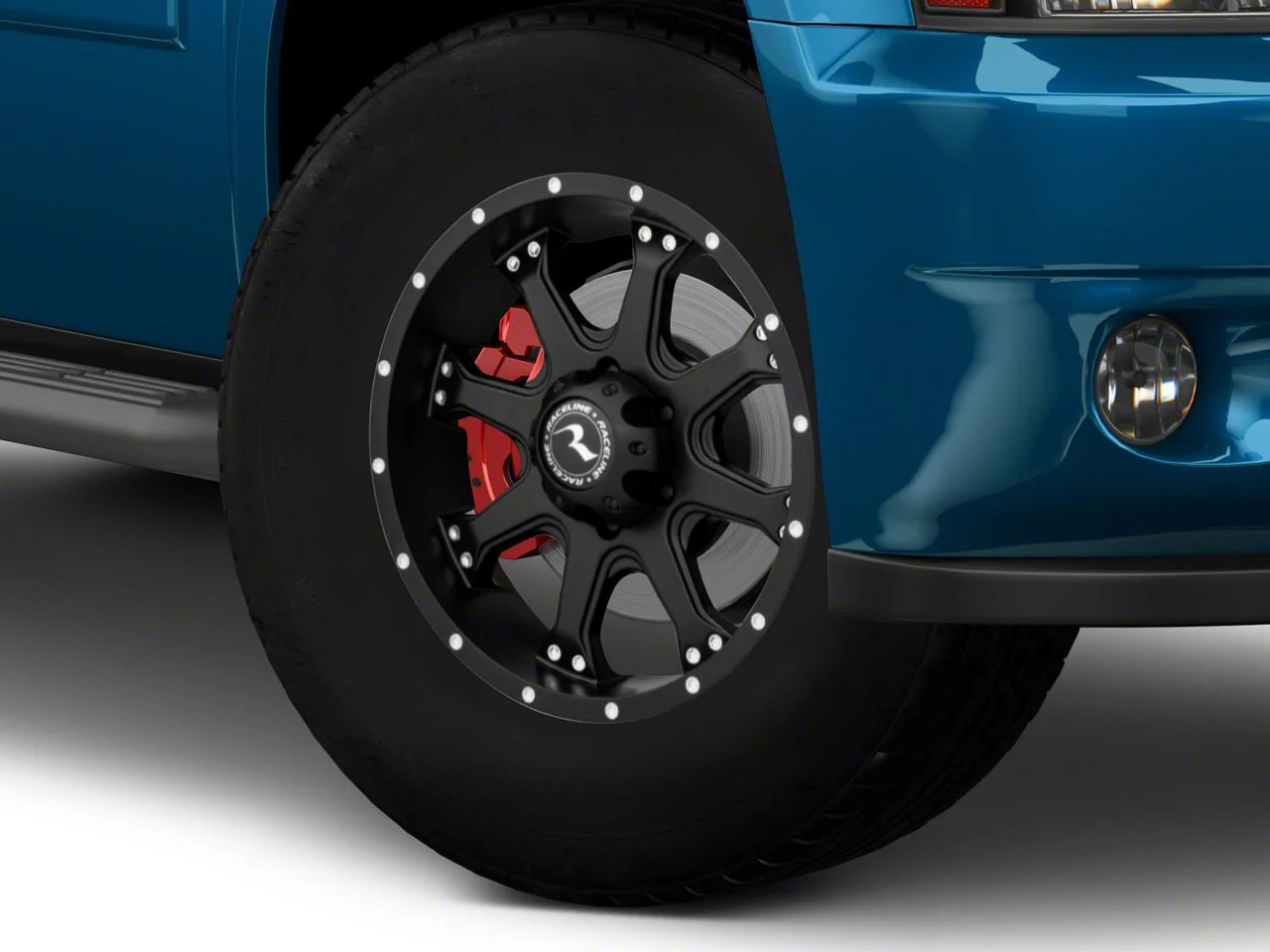 Raceline Assault Black 6-Lug Wheel; 18x9; -6mm Offset (07-14 Tahoe)