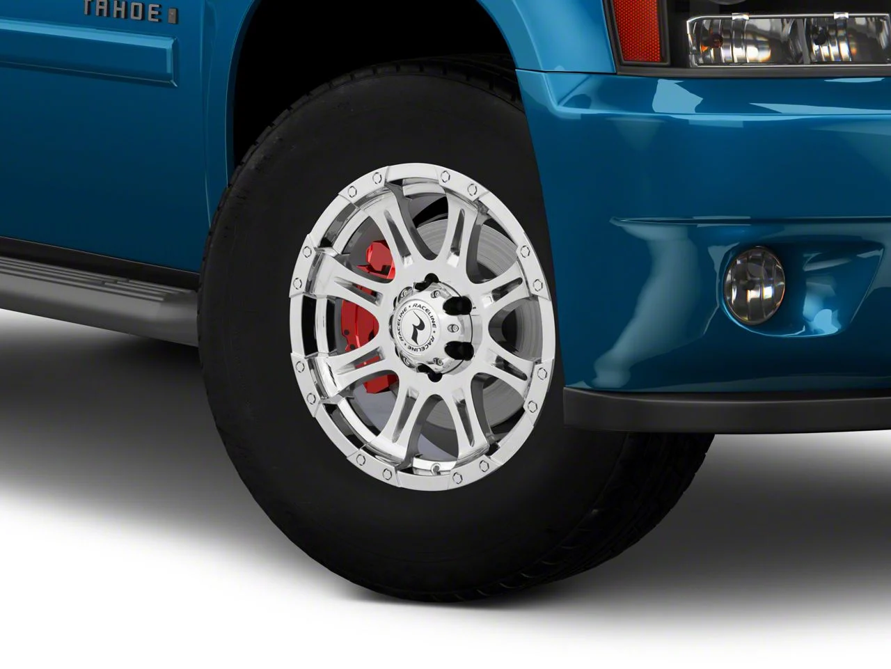 Raceline Raptor Chrome 6-Lug Wheel; 18x9; -6mm Offset (07-14 Tahoe)