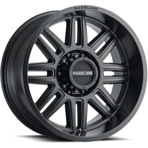 Raceline Split Satin Black 6-Lug Wheel; 18x9; 18mm Offset (07-14 Tahoe)