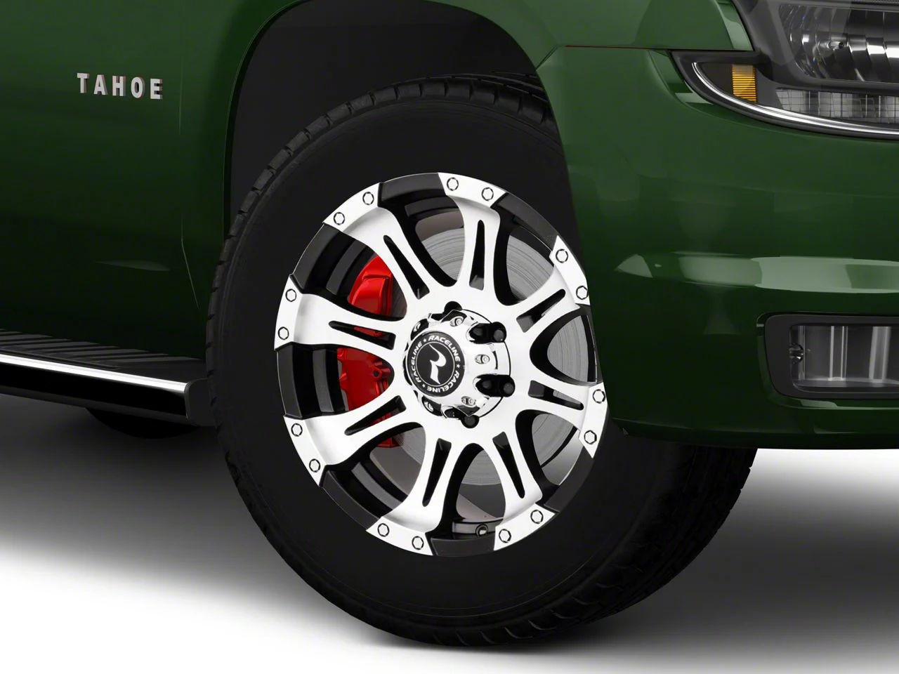 Raceline Raptor Black Machined 6-Lug Wheel; 20x9; 20mm Offset (15-20 Tahoe)