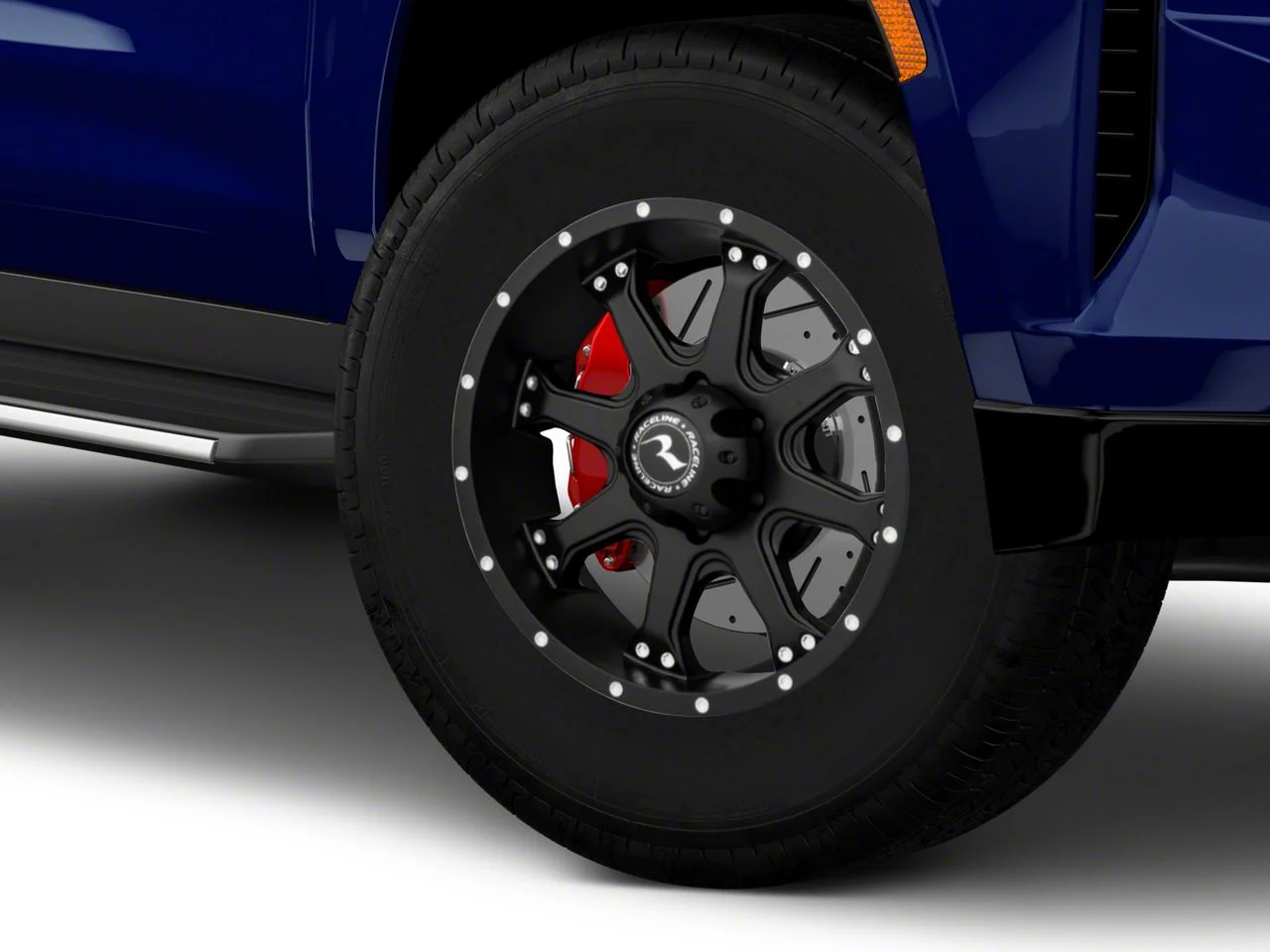 Raceline Assault Black 6-Lug Wheel; 18x9; 12mm Offset (21-26 Tahoe)
