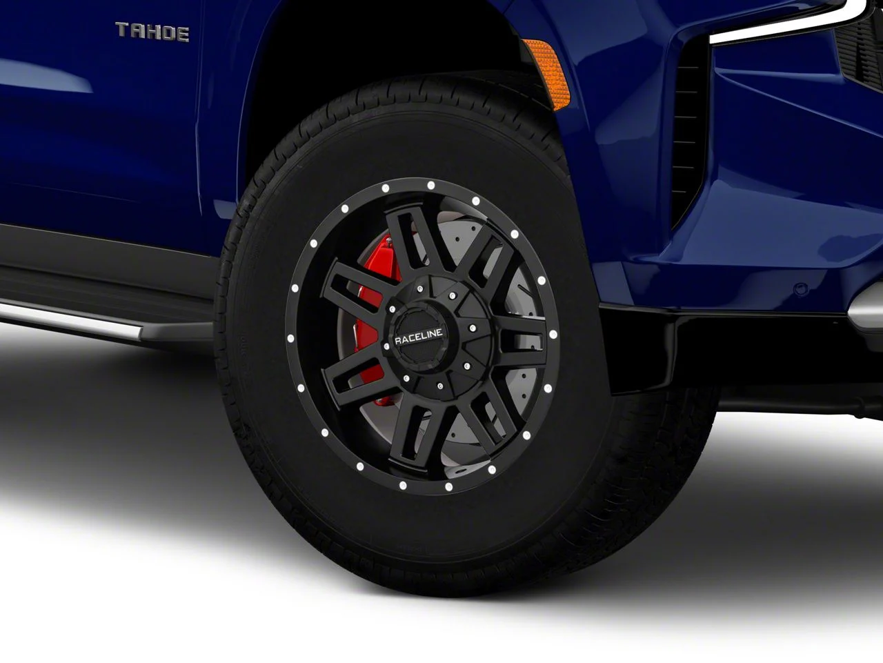 Raceline Injector Black 6-Lug Wheel; 18x9; 18mm Offset (21-26 Tahoe)