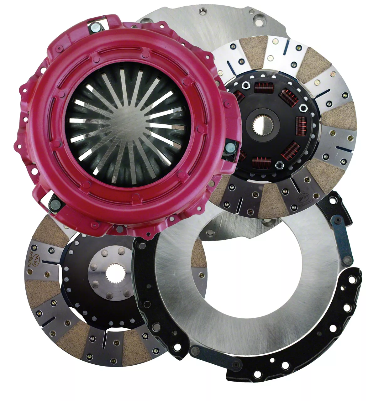 RAM Clutches Concept 10.5 900 Series 1200HP Metallic Dual Disc Clutch Kit; 26-Spline (08-10 V8 HEMI Challenger; 11.5-23 V8 HEMI Challenger)