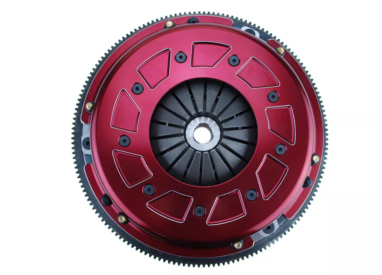 RAM Clutches Pro Street 900 Series Metallic Dual Disc Clutch Kit with 8-Bolt Steel Flywheel; 23-Spline (11-17 Mustang GT; 12-13 Mustang BOSS 302)