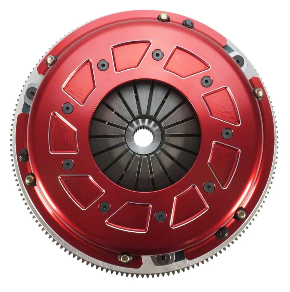 RAM Clutches Pro Street 900 Series Metallic Dual Disc Clutch Kit with 8-Bolt Aluminum Flywheel; 23-Spline (18-23 Mustang GT)