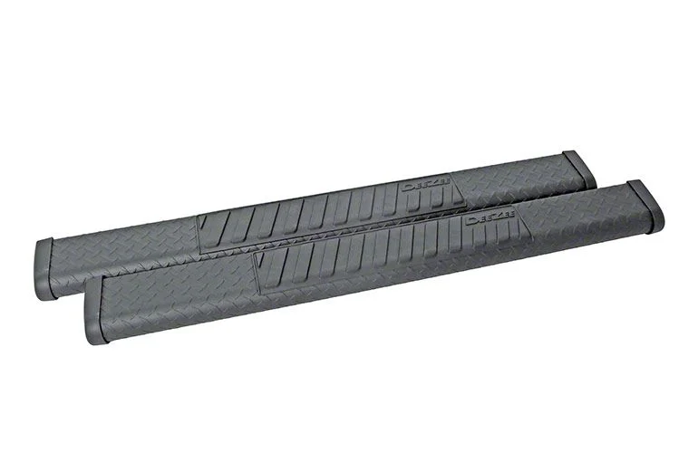 6-Inch BlackTread Side Step Bars without Mounting Brackets; Textured Black (09-26 RAM 1500 Regular Cab)