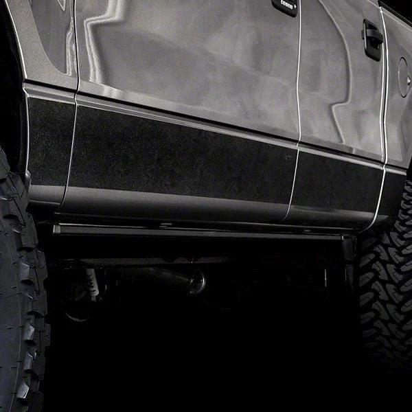 Rocker Armor Kit; Black (09-18 RAM 1500 Crew Cab w/ 5.7-Foot Box & w/o OE Fender Flares)