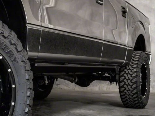 Rocker Armor Kit; Black (19-26 RAM 1500 Quad Cab)