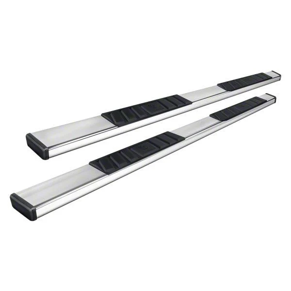4-Inch Riser Running Boards; Stainless Steel (10-26 RAM 2500 Crew Cab)