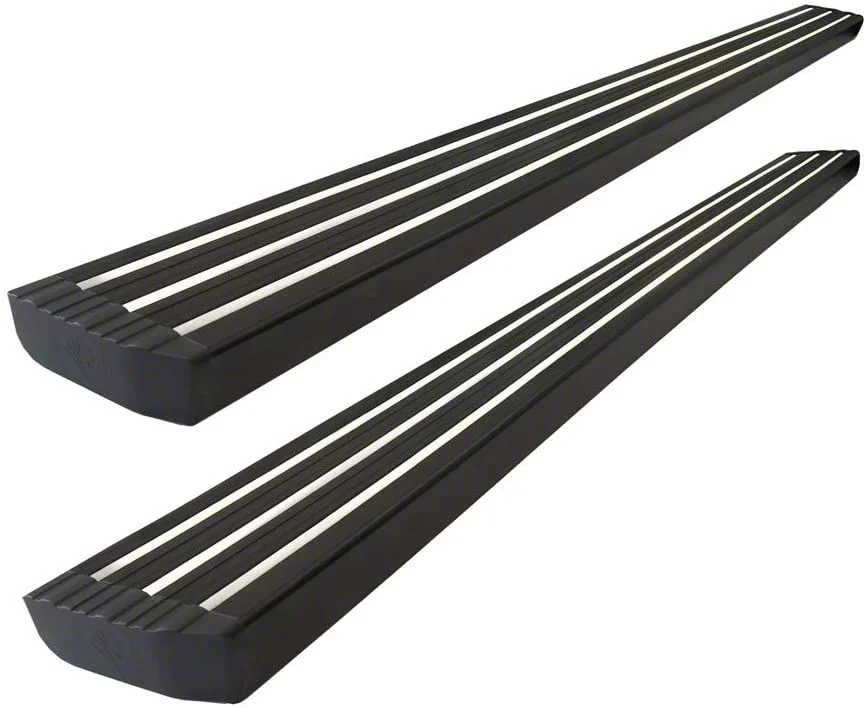 4.75-Inch Running Boards; Black (10-26 RAM 2500 Crew Cab)