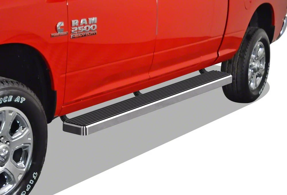 6-Inch iStep Running Boards; Hairline Silver (10-26 RAM 2500 Mega Cab)