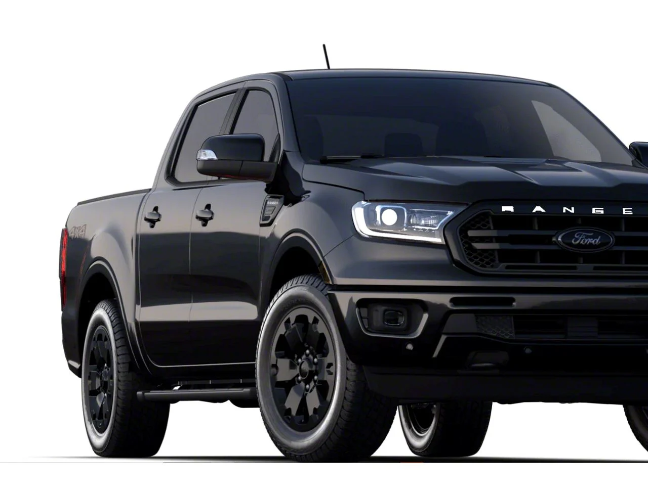 Front Grille Letter Vinyl Inserts; Blue (19-23 Ranger)