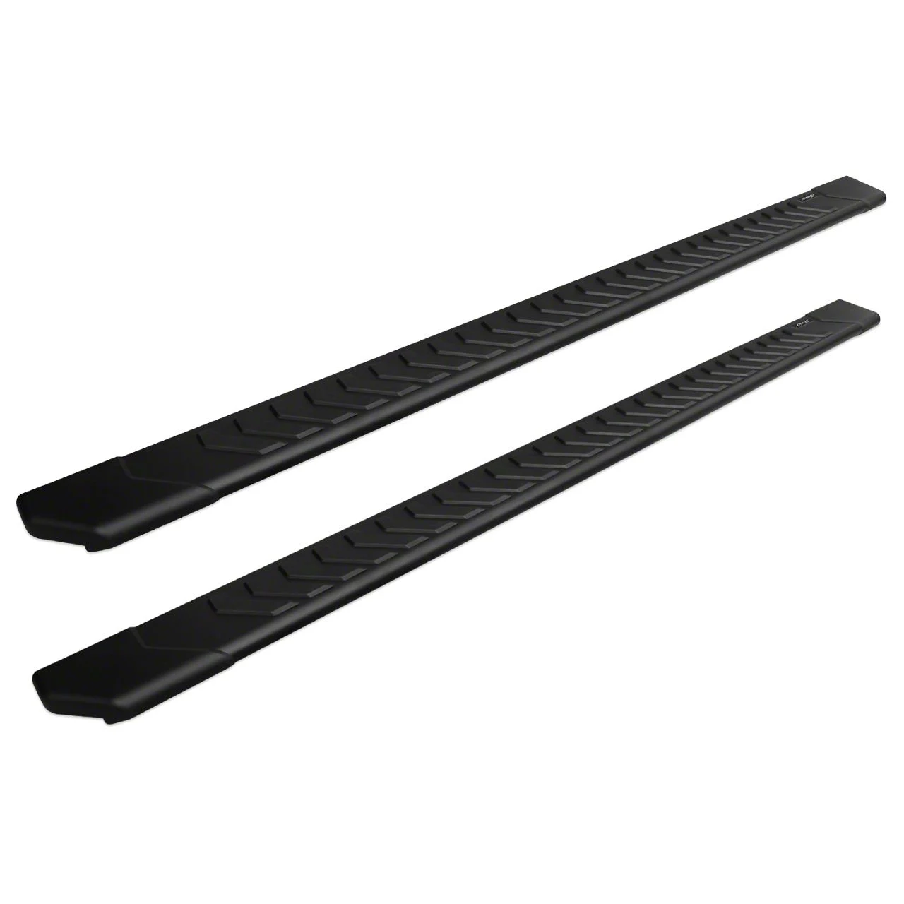 Raptor Series 5-Inch OEM Style Full Tread Slide Track Running Boards; Black Textured (19-23 Ranger SuperCab)