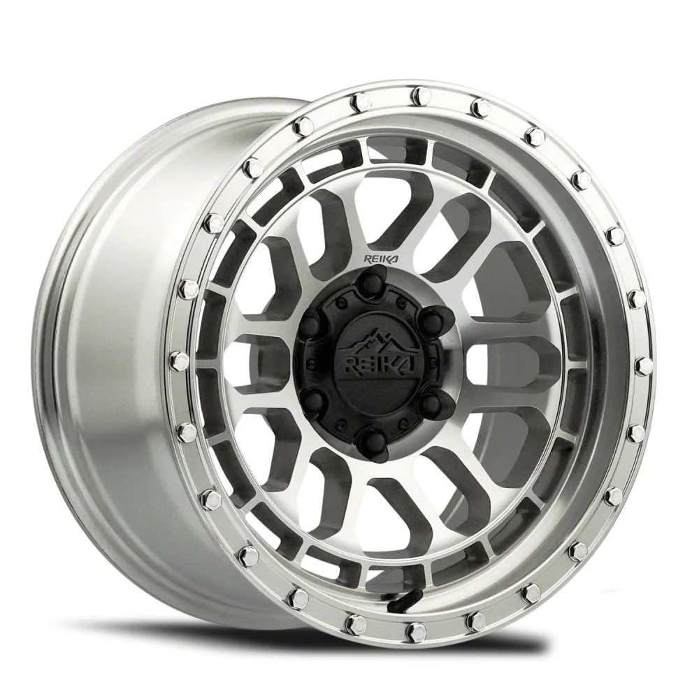 Reika R35 Rambler Machined Clear 6-Lug Wheel; 17x8.5; 0mm Offset (04-08 F-150)