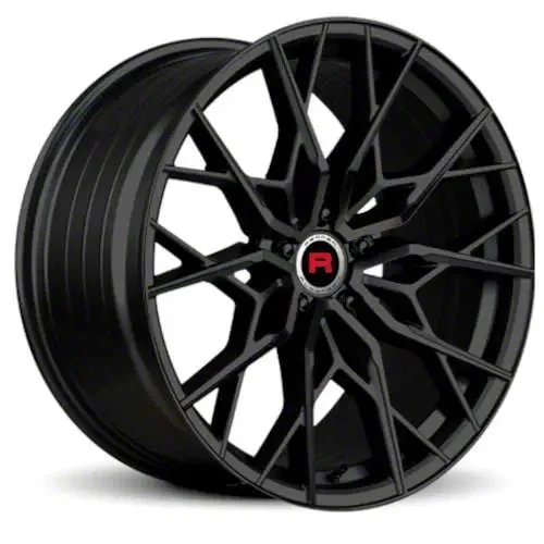 Rennen Flowtech FT17 Gloss Black Wheel; 20x9; 25mm Offset (11-23 RWD Charger, Excluding Widebody)