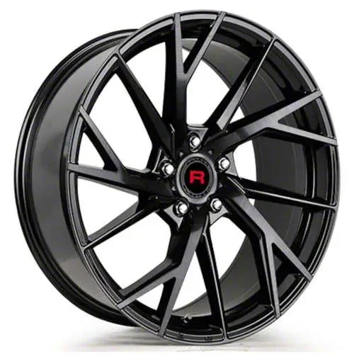 Rennen Flowtech FT28 Brushed Dark Tint Wheel; 20x9; 25mm Offset (11-23 RWD Charger, Excluding Widebody)