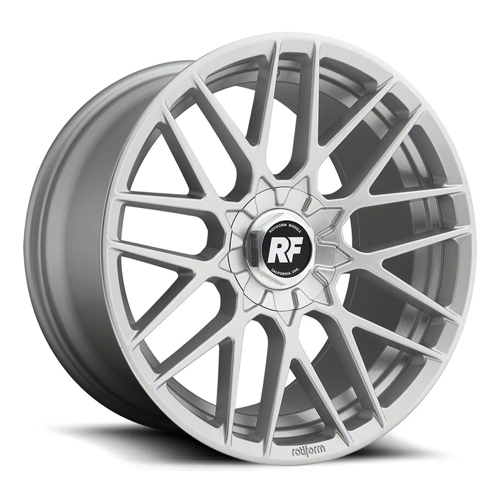 Rotiform RSE Gloss Silver Wheel; 18x8.5; 45mm Offset (24-26 Mustang EcoBoost w/o Performance Pack)