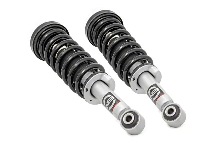 Rough Country Suspension N3 Loaded Leveling Front Struts for 2-Inch Lift (09-13 2WD F-150)