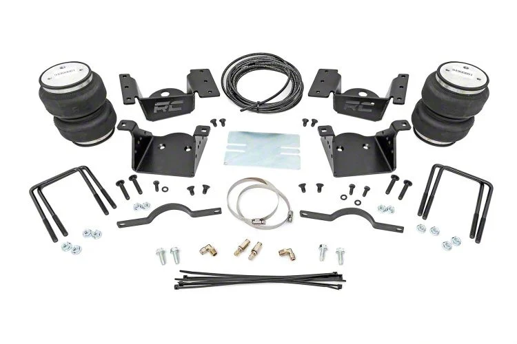Rough Country Offroad Rear Air Spring Kit for 0 to 7.50-Inch Lift; Stock Range (11-19 Sierra 3500 HD)
