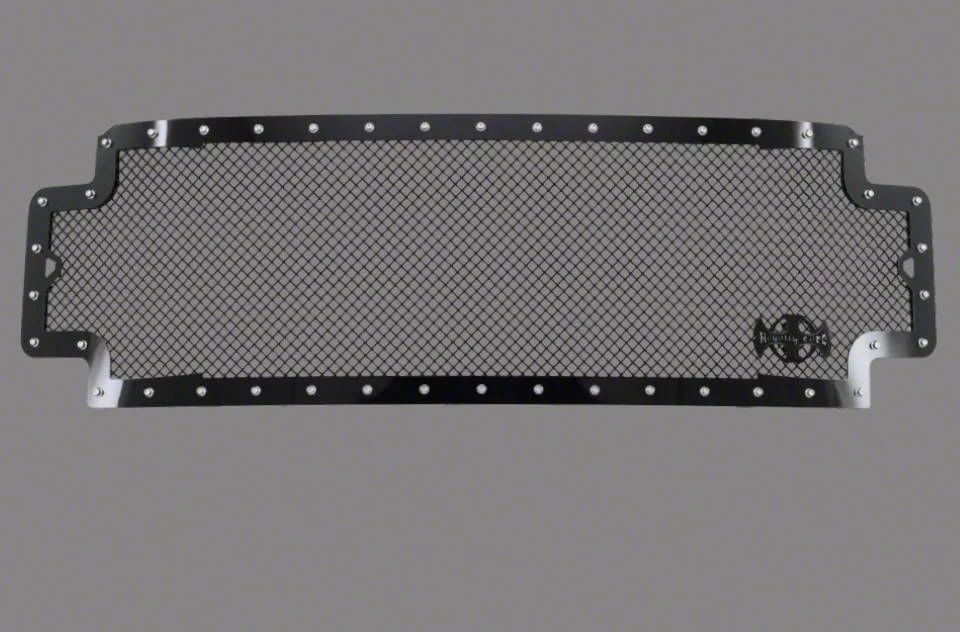 Royalty Core RC1 Classic Upper Replacement Grille; Gloss Black (17-19 F-250 Super Duty)