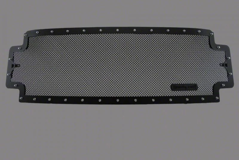 Royalty Core RCR Race Line Upper Replacement Grille; Satin Black (17-19 F-350 Super Duty)