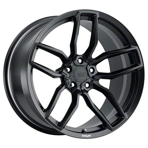 RSR R904 Satin Black Wheel; 20x9.5; 18mm Offset (08-23 RWD Challenger, Excluding SRT Demon)