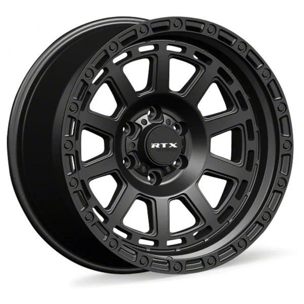 RTX Offroad Wheels Titan Satin Black 6-Lug Wheel; 18x9; 0mm Offset (15-20 Yukon)