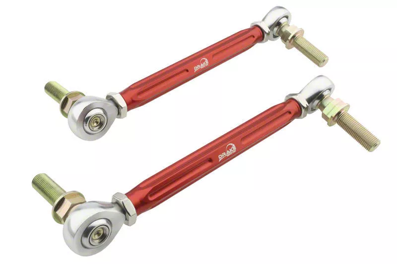Billet Aluminum Adjustable Front Sway Bar End Links (15-23 Mustang)