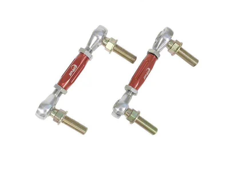 Billet Aluminum Adjustable Rear Sway Bar End Links (15-23 Mustang)