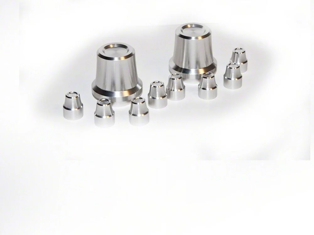 Strut Tower Caps; Satin (11-14 Mustang)