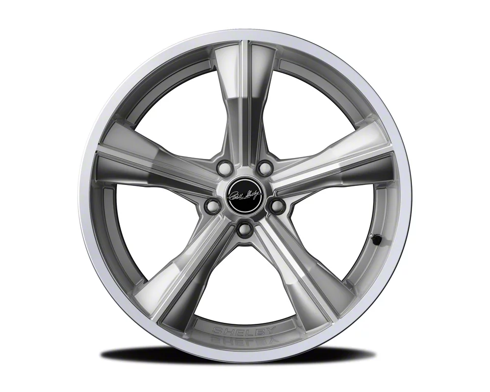 Carroll Shelby Wheels CS11 Chrome Powder Wheel; Rear Only; 20x11; 50mm Offset (05-09 Mustang)