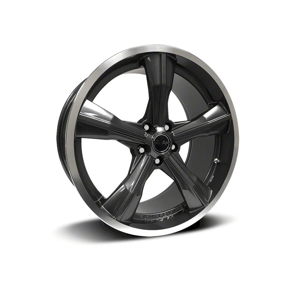 Carroll Shelby Wheels CS11 Gunmetal Wheel; Rear Only; 20x11; 50mm Offset (10-14 Mustang)