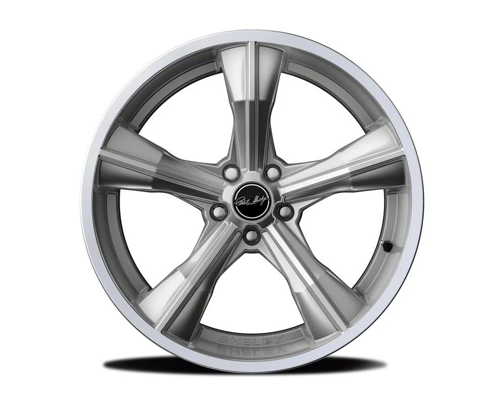Carroll Shelby Wheels CS11 Chrome Powder Wheel; Rear Only; 20x11; 50mm Offset (15-23 Mustang GT, EcoBoost, V6)