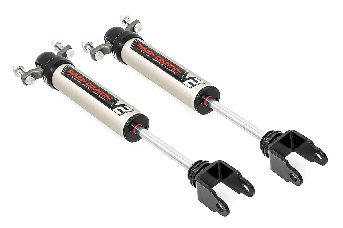 V2 Front Shocks | 2.5-3" | Chevrolet Silverado/GMC Sierra 2500HD/3500HD | 2011-2022 | Rough Country | 760832_A