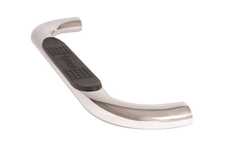 4-Inch Oval Stainless Steel Nerf Side Step Bars (20-26 Sierra 2500 HD Regular Cab)
