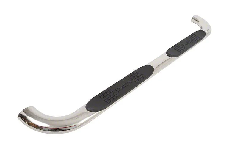 4-Inch Oval Stainless Steel Nerf Side Step Bars (20-26 Sierra 2500 HD Crew Cab)