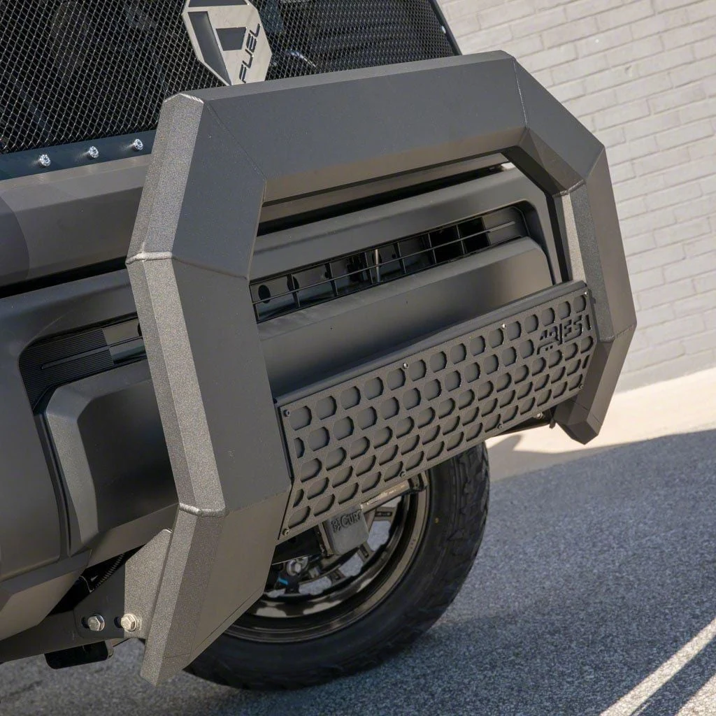 5.50-Inch AdvantEDGE Bull Bar; Carbide Black (20-26 Sierra 2500 HD)