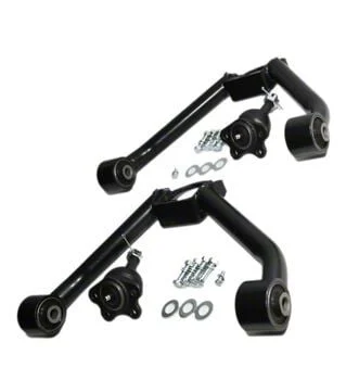 Front Upper Control Arm for 2 to 4-Inch Lift; Black (01-10 Sierra 2500 HD)
