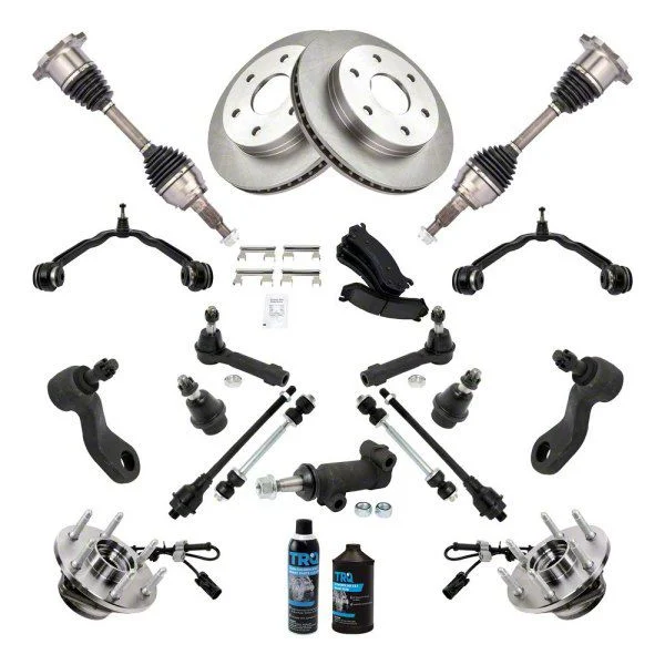 20-Piece Suspension Kit (01-03 4WD Silverado 1500 w/ 4-Groove Pitman Arm)
