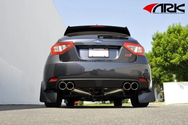 2008-2014 Subaru WRX / STI Hatchback GRiP Exhaust System w/ Polished Tips | ARK - SM1301-0110G