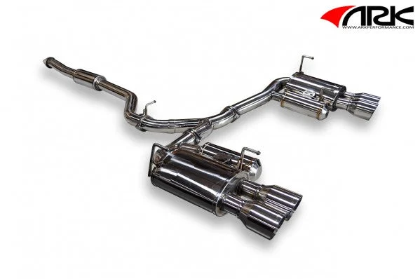 2011-2014 Subaru WRX / STI Sedan DT-S Exhaust System w/ Polished Tips | ARK - SM1302-0110D