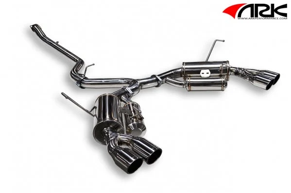 2011-2014 Subaru WRX / STI Sedan GRiP Exhaust System w/ Polished Tips | ARK - SM1302-0110G