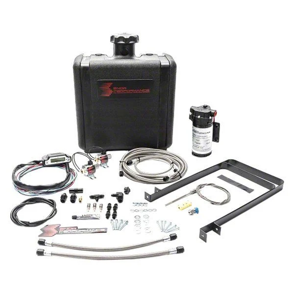 Snow Performance Stage 3 Boost Cooler with Tank; Stainless Steel Braided Line (03-09 5.9L RAM 2500)