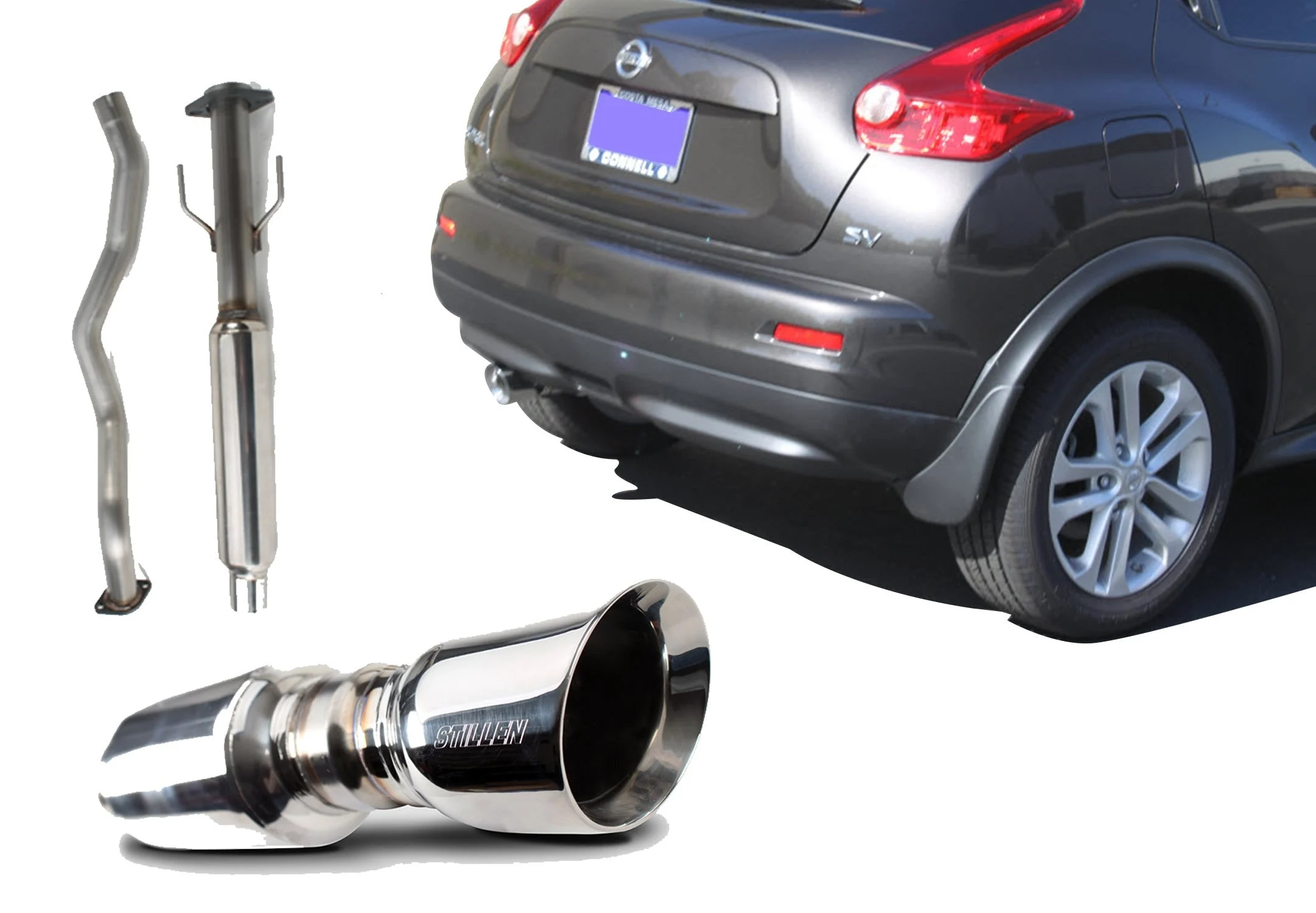 2011-2017 Nissan Juke AWD - STILLEN Stainless Steel Cat-Back Exhaust System - 508191