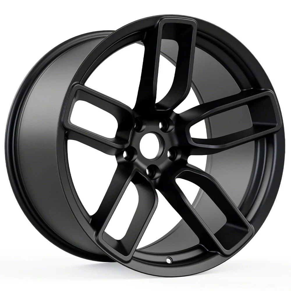 Hellcat Redeye Style Matte Black Wheel; 20x11; -2.5mm Offset (20-23 Charger Widebody)